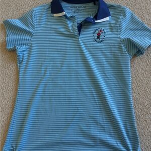 Pinehurst US Open Peter Millar Blue Striped Polo